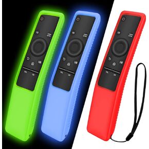 3-Pack Protective Case for Samsung Smart TV Remote Control BN59 Series, Light Weight Kids-Friendly Anti Slip Shockproof Silicone Samsung tv Remote Case Cover for Samsung Smart 4K Ultra HDTV Remote