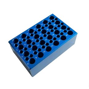 Aluminum PCR Cooler Cooling Block - 24 Well+36 Well Tube Cool Rack, 24-Well for 1.5ml Tubes and 36-Well for 0.2ml Tubes