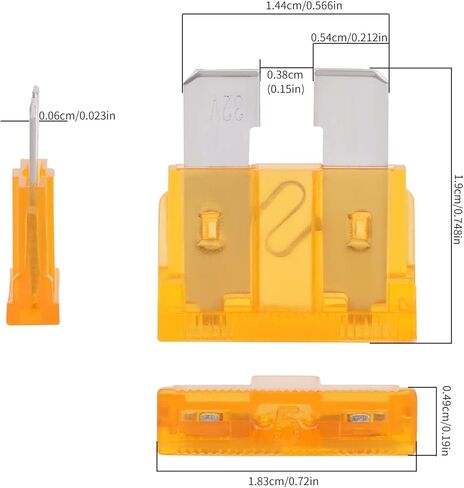 مجموعة متنوعة من 150 قطعة من صمامات السيارة، صمامات السيارات من نوع الشفرة، صمامات السيارات - قياسية (5A 7.5A 10A 15A 20A 25A 30A 35A) للسيارة/SUV/ATV/الشاحنة/السيارات/الدراجات النارية/القارب/التخييم RV ATC/APR in Kuwait
