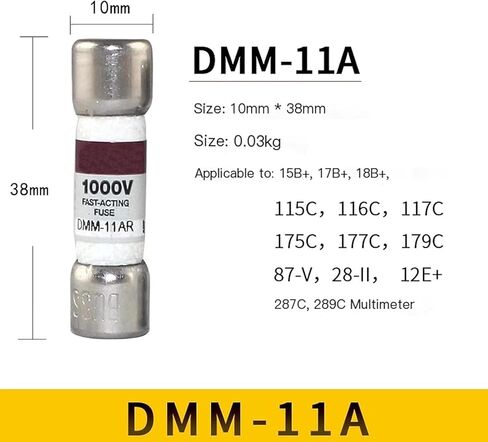 10 قطعة DMM-11A DMM-B-11A DMM-11AR DMM-11R 1000V فيوز in Kuwait
