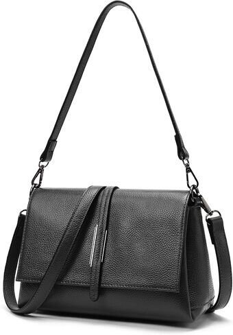 Women Small Genuine Leather Shoulder Bag Soft Crossbody Purse for Lady Handbag in Saudi Arabia