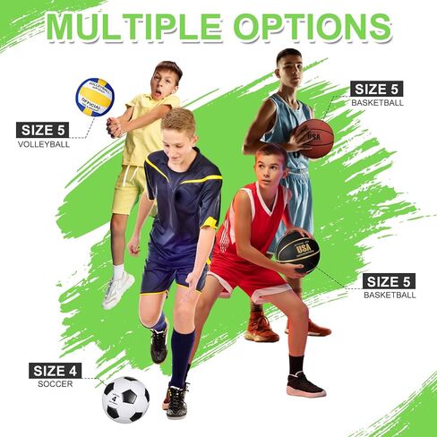 4 Pcs Soccer Ball Bulk for Boys Girls Football Gifts Set 18 oz Soccer Ball Water Bottle with Pump and Equipment Bag for Kids Youth Teen Child Adult School Sport Practice Training Gifts in Saudi Arabia