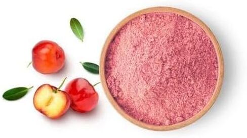 f&b superfoods Pure Organic Acerola Cherry Powder (8oz), Organic Vitamin C for Immune System Booster, Smoothie, Drinks and Juice Detox, Vegan, Brazil Origin. in Saudi Arabia