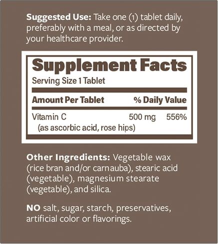 ENDUR-C - 500mg Sustained-Release Vitamin C Supplement for Optimal Absorption* - 200 Tablets - Ascorbic Acid with Rose HIPS Company in Saudi Arabia