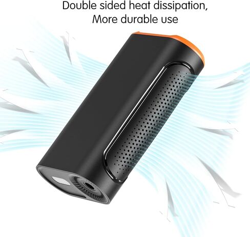 ضاغط هواء محمول منفاخ الإطارات - مضخة إطارات الدراجة - مضخة هواء سيارة كهربائية لاسلكية بقدرة 4000 مللي أمبير و150 رطل لكل بوصة مربعة مع ضوء LED ومقياس ضغط رقمي للسيارة والدراجة والدراجة النارية والكرة. in Kuwait