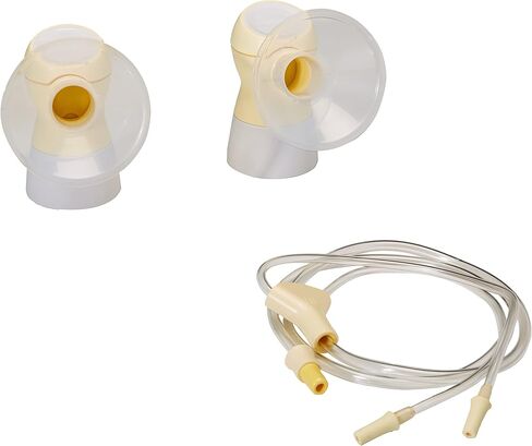 Medela، أجزاء المضخة، مجموعة الضخ المزدوجة Sonata، قطع غيار أصلية مصممة لمضخة الثدي Sonata، مصنوعة بدون مادة BPA in Kuwait