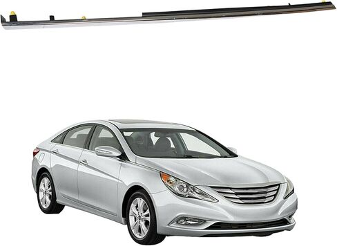 Front Right Fender Garnish Chrome Molding Trim Replacemenet for Hyundai Sonata 2011 2012 2013 2014 Passenger Side 87772-3S000 87772-3S001 in Saudi Arabia