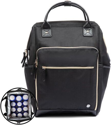 First Lifesaver Backpack Cooler, Lunch Bag with Insulated Leak-Proof Thermal for Women, Nurses, Nursing Students (Black) in Saudi Arabia