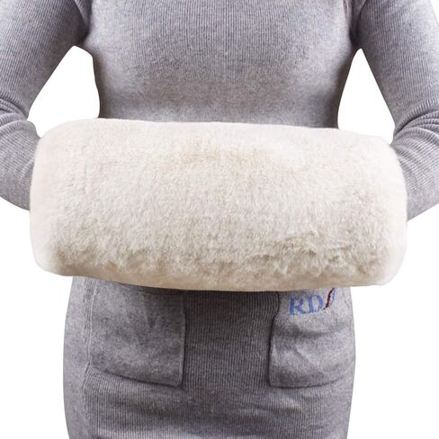Faux Fur Hand Muff Wrist Hand Warmer Gloves Plush Thicken Hand Muffs Women Insulated Hand Cover Soft Full Finger Mitten in Saudi Arabia