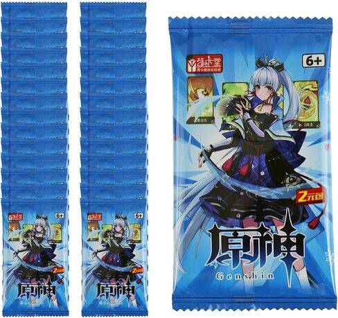 Genshin Impact Collectible Cards - Booster Packs Trading Card [Imported] - 9th Deluxe Version (Boxed of 30 Packs) in Saudi Arabia