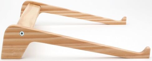 Laptop Stand, Wooden Structure, eco-Friendly Water-Based Paint (Nature Pine Wood) in Saudi Arabia