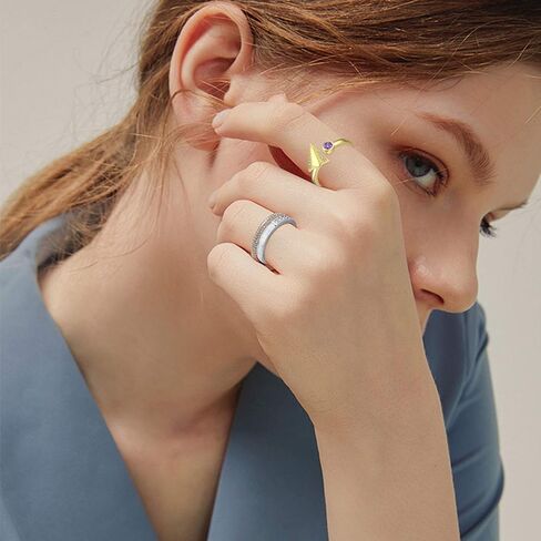 خاتم الطائرة للنساء والفتيات 925 الفضة الاسترليني ورقة الطائرة الدائري الذهب الطائرات مجوهرات ملهمة السفر عيد ميلاد هدايا التخرج للأصدقاء الطلاب عشاق السفر in Kuwait