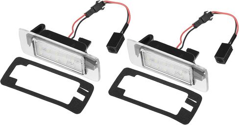 مجموعة ضوء لوحة ترخيص السيارة LED رقم 13578958/13575641/13590043 لسيارة شيفروليه سوبربان LS LT لسيارة Premier LTZ 15-20 ضوء أبيض بلاستيكي (مجموعة من 2) in Saudi Arabia