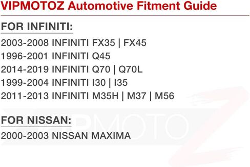 VIPMOTOZ Full LED License Plate Light For Infiniti FX35 FX45 I30 I35 M35h M37 M56 Q45 Compatible with Nissan Maxima - 6000K Diamond White, 2-Pieces Tag Lamp Assembly Replacement in Saudi Arabia