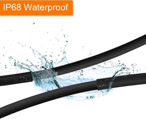 MECCANIXITY Heat Shrink Tubing, 3:1 Ratio 5/16 Inch Diameter 50ft Adhesive Lined Dual Wall Heat Shrink Tube Waterproof Sealed Black in Saudi Arabia