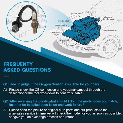ECCPP O2 Sensor, Fit 2009-2014 for Toyota Camry 1994-2017 for Toyota Sienna 1998-2000 for Toyota rav4 2006-2018 for Lexus ES300 Heated O2 Sensor Upstream Downstream 234-4061 234-4622 in Saudi Arabia