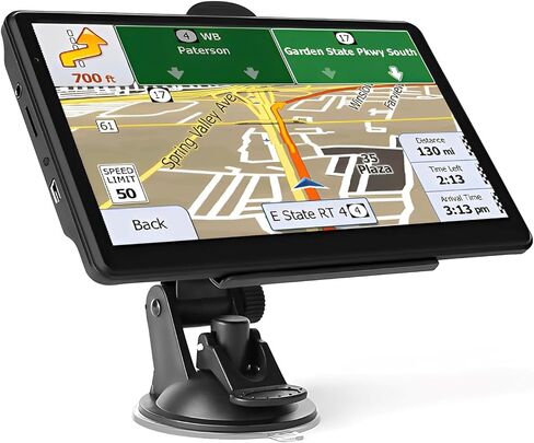 شاشة 2024 الجديدة MAP Car Truck GPS Navigation مقاس 7 بوصات، تحسين التوجيه الصوتي لتوجيه الشاحنة، تنبيهات المرور، أحدث الخرائط، لا توجد بيانات مطلوبة، تحديثات مجانية مدى الحياة، ترفيه الوسائط المتعددة (7 بوصات) in Kuwait