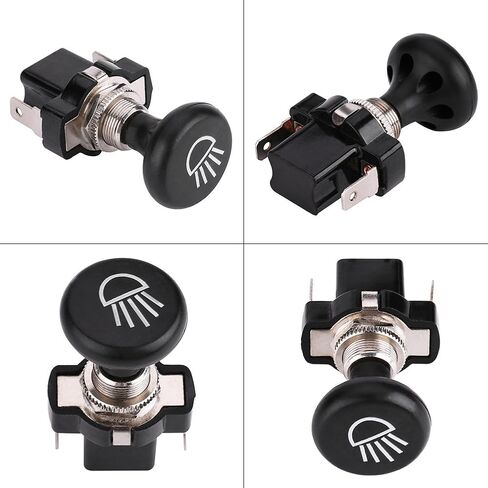 Push Pull Light Switch, 12V Car Cart Head Light Switch Push/Pull Type Universal Push Pull Headlight Switch Button Switch for Club Car Cart Light Switch Push Pull Switch 12 Volt in Saudi Arabia