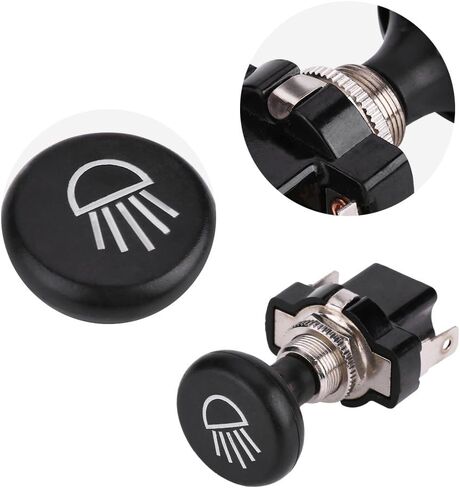 Push Pull Light Switch, 12V Car Cart Head Light Switch Push/Pull Type Universal Push Pull Headlight Switch Button Switch for Club Car Cart Light Switch Push Pull Switch 12 Volt in Saudi Arabia