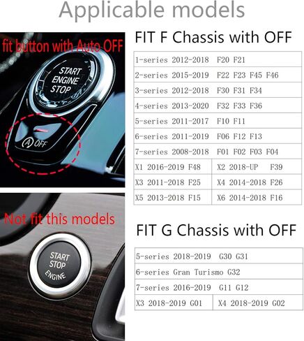 Replacement for BMW red Engine Start Stop Switch Ignition Button fit E Chassis Code BMW E60 E90 E91 E92 E93 E84 E70 E71 E72 E83 E81 E89 Accessories in Kuwait