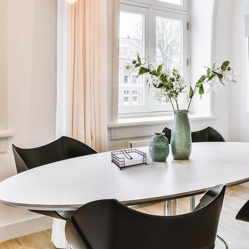 حامل مناديل مسطح باللون الأسود لبيت المزرعة الحديث مع قاعدة خشبية في المنتصف in Kuwait