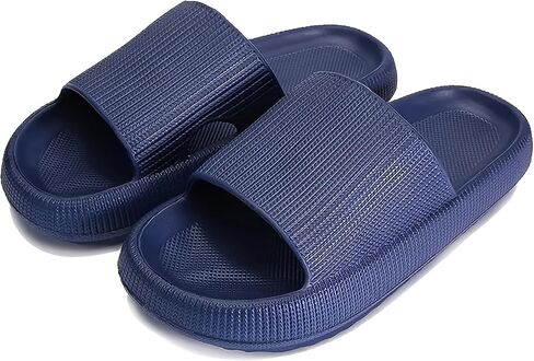HZDHCLH Women's Slide Sandals - Comfortable House Slippers for Indoor and Outdoor, Non-Slip Platform Slippers for Men and Women in Saudi Arabia