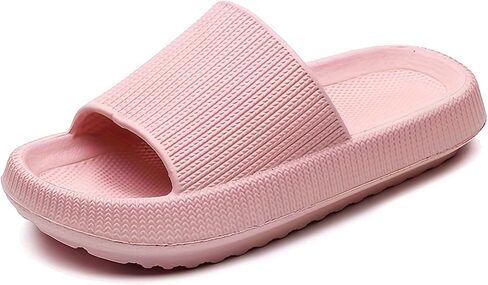 HZDHCLH Women's Slide Sandals - Comfortable House Slippers for Indoor and Outdoor, Non-Slip Platform Slippers for Men and Women in Saudi Arabia