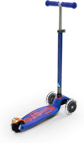 مايكرو® | سكوتر ماكسي ديلوكس ال اي دي 3 عجلات للأطفال | عجلات بأضواء LED | نظام دوار للإمالة | ارتفاع قابل للتعديل | 5-12 سنة | الأولاد والبنات in Kuwait