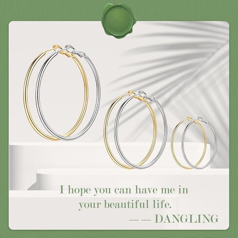 72Pcs Beading Hoop Earrings Finding, Hypoallergenic Round Earring Hoops, Open Beading Hoop Wires Earring Hooks for Jewelry Making DIY Crafts (Gold, Silver), RHE-G52 in Kuwait