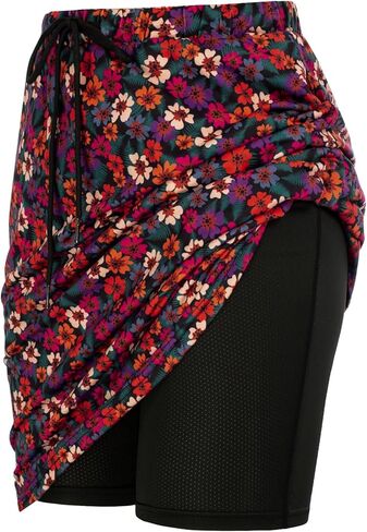 تنانير جاك سميث الرياضية النسائية بطول الركبة، تنانير الجولف المطبوعة، تنانير التنس مع جيوب، تنانير السفر الصيفية XXL in Kuwait