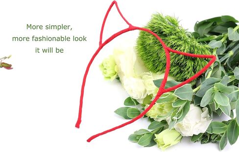 عصابة رأس شيفون على شكل قرون الشيطان باللون الأحمر in Kuwait