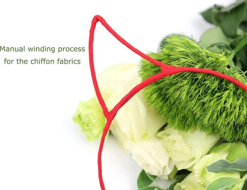 عصابة رأس شيفون على شكل قرون الشيطان باللون الأحمر in Kuwait