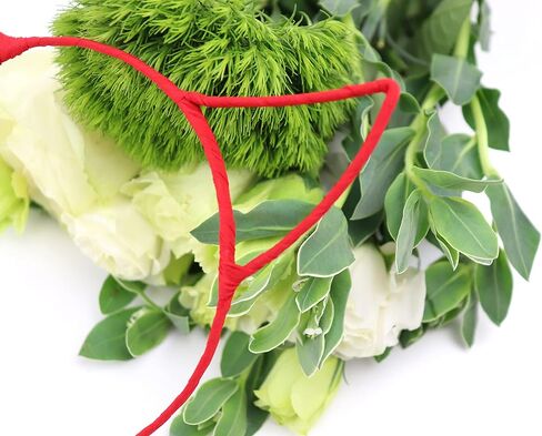 عصابة رأس شيفون على شكل قرون الشيطان باللون الأحمر in Kuwait