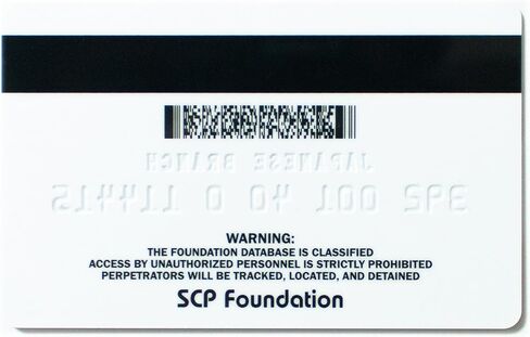 بطاقة الوصول الآمن لمؤسسة SCP، المستوى 4 in Kuwait