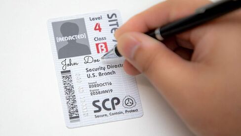بطاقة الوصول الآمن لمؤسسة SCP، المستوى 4 in Kuwait