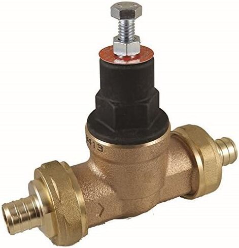Cash Acme 3/4 Inch EB45 Double Union Crimp Pressure Regulating Valve (PRV), Metal Top, 45 PSI, 24471-0045 in Saudi Arabia