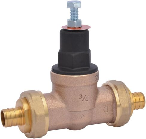 صمام تنظيم الضغط المجعد المزدوج EB45 من Cash Acme مقاس 3/4 بوصة (PRV)، سطح معدني، 45 رطل لكل بوصة مربعة، 24471-0045 in Kuwait