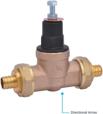 صمام تنظيم الضغط المجعد المزدوج EB45 من Cash Acme مقاس 3/4 بوصة (PRV)، سطح معدني، 45 رطل لكل بوصة مربعة، 24471-0045 in Kuwait