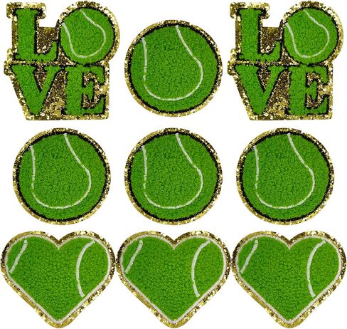 Baseball Enthusiasts Iron On/Sew On Chenille Embroidered Applique Patches with Gold Edges for Clothes Jeans etc. DIY Accessories (Baseball) in Saudi Arabia