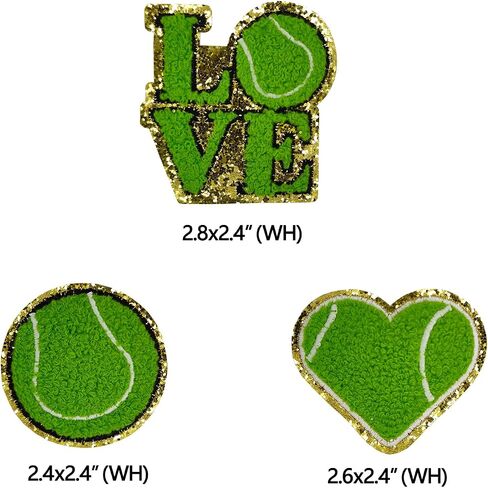 Baseball Enthusiasts Iron On/Sew On Chenille Embroidered Applique Patches with Gold Edges for Clothes Jeans etc. DIY Accessories (Baseball) in Saudi Arabia