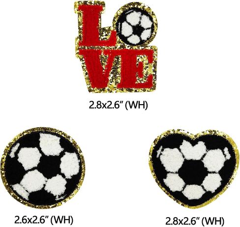 Baseball Enthusiasts Iron On/Sew On Chenille Embroidered Applique Patches with Gold Edges for Clothes Jeans etc. DIY Accessories (Baseball) in Saudi Arabia