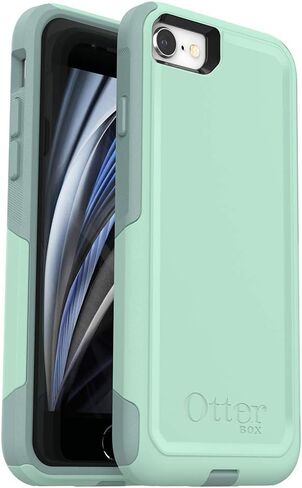 OtterBox iPhone SE 3rd & 2nd Gen, iPhone 8 & iPhone 7 (not compatible with Plus sized models) Commuter Series Case - OCEAN WAY (AQUA SAIL/AQUIFER), slim & tough, pocket-friendly, with port protection in Saudi Arabia