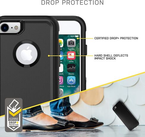 OtterBox iPhone SE 3rd & 2nd Gen, iPhone 8 & iPhone 7 (not compatible with Plus sized models) Commuter Series Case - OCEAN WAY (AQUA SAIL/AQUIFER), slim & tough, pocket-friendly, with port protection in Saudi Arabia