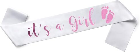 OMISS Blue Glitter Sash It's a Boy for a Sparkling Baby Shower in Saudi Arabia