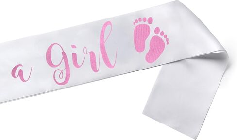 OMISS Blue Glitter Sash It's a Boy for a Sparkling Baby Shower in Saudi Arabia