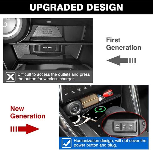 منظم وحدة التحكم المركزية Karltys لملحقات Toyota Venza 2021-2024، صينية وحدة التحكم المركزية Venza، صندوق تخزين وحدة التحكم الوسطى، إدراج مقسم مع حصيرة سيليكون غير قابلة للانزلاق ABS أسود in Saudi Arabia