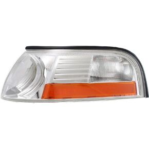 For Mercury Grand Marquis Parking Side Marker Light Assembly Unit 2003 2004 2005 Driver and Passenger Side | Pair | Chrome | FO2520171 | FO2521171 | 3W3Z 13201 AA