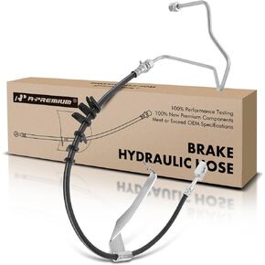 A-Premium Front Driver Brake Hydraulic Hose Compatible with Select Chevy, GMC and Isuzu Models - C6500 Kodiak/C6500 Topkick 2006-2009, C7500 Kodiak/C7500 Topkick 2003-2009, HTR/HVR 2005-2008