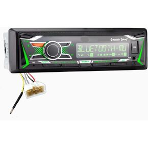 Plug & Play LS Tractor Radio AM FM Bluetooth Streaming Colors Changing Display Direct Connect, Single Din, USBm AUX, 3.5mm Input.