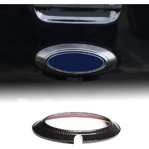 Car Tailgate Emblem Trim Cover Compatible with Ford Ranger 2015-2022 Emblem Badge Logo Cover Auto Rear Trunk Logo Back Badge Decor Cover Rear Logo Trim Cover Circle Ring Center Decor Logo Accessories